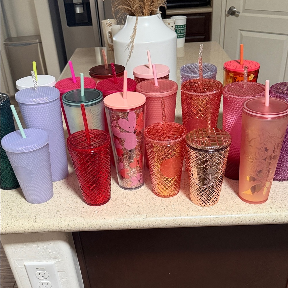 Lot of 19 Starbucks Collector Tumblers